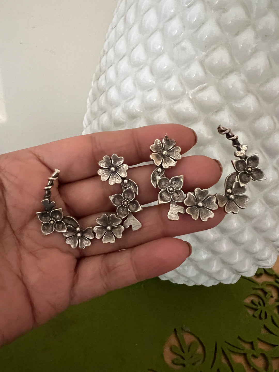 Hoop Style Stud Earrings