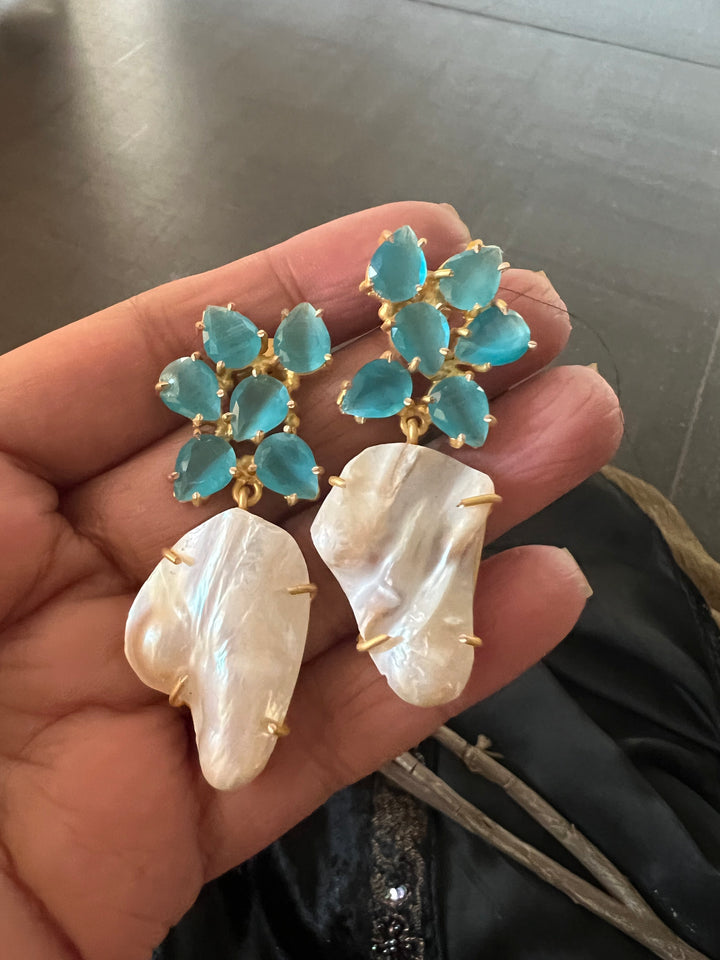 Scintillating Gemstones Earrings