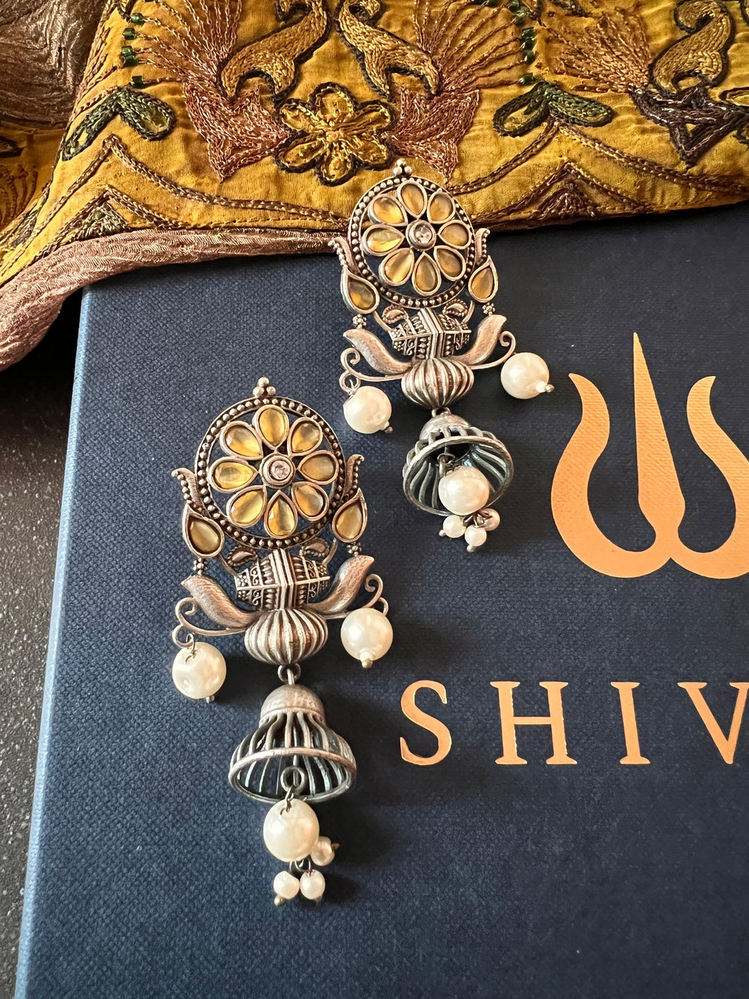 Statement Antique Earrings - SHIVKA