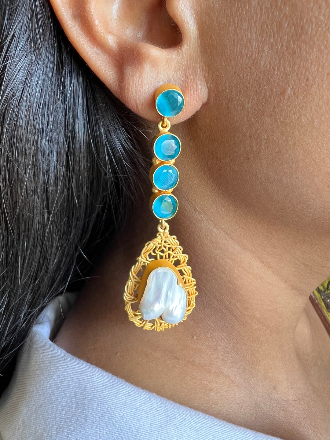 Designer Baroque Long Danglers