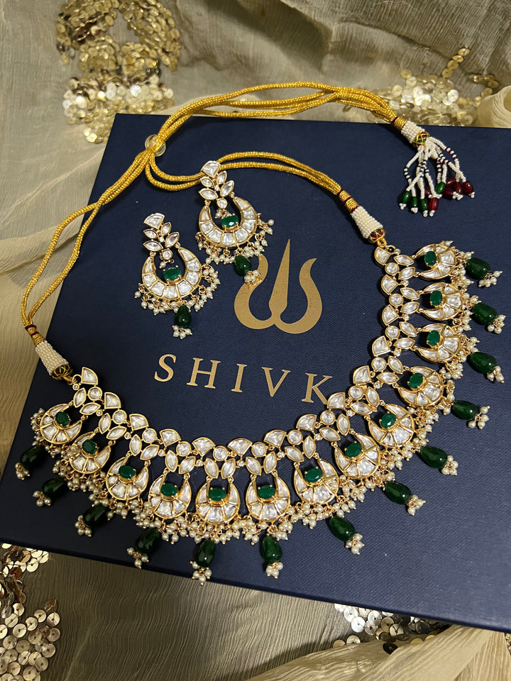 Royal Bridal Choker with Earrings