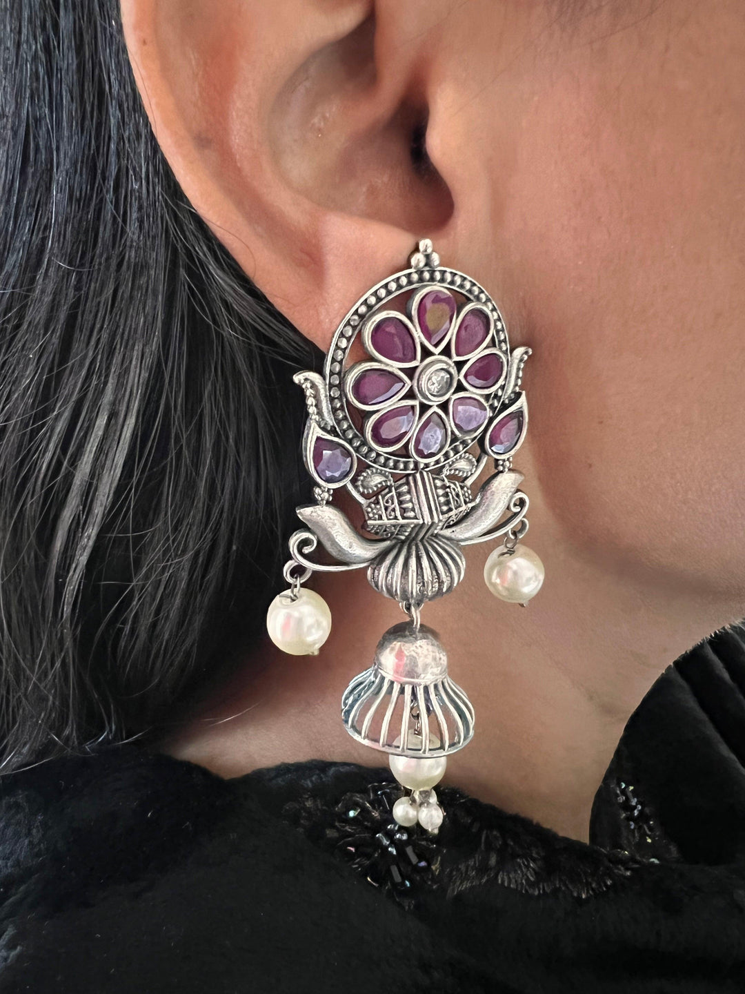 Statement Antique Earrings - SHIVKA