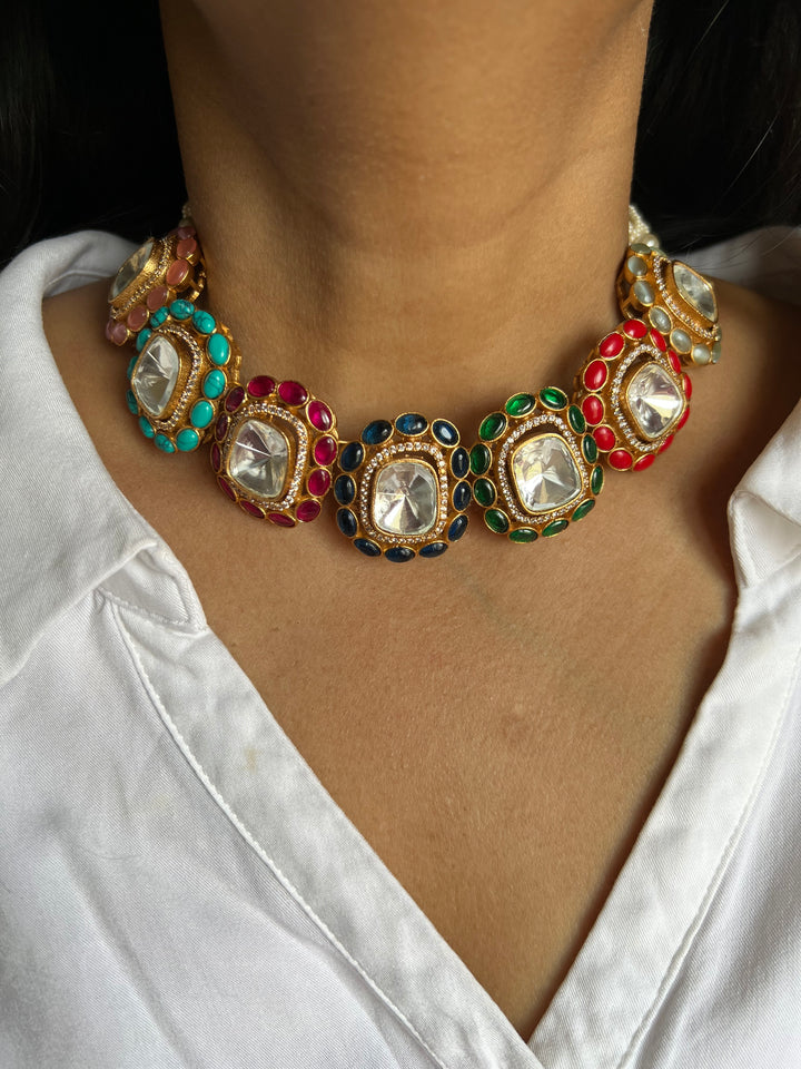 SHIVKA Designer Choker with Earrings
