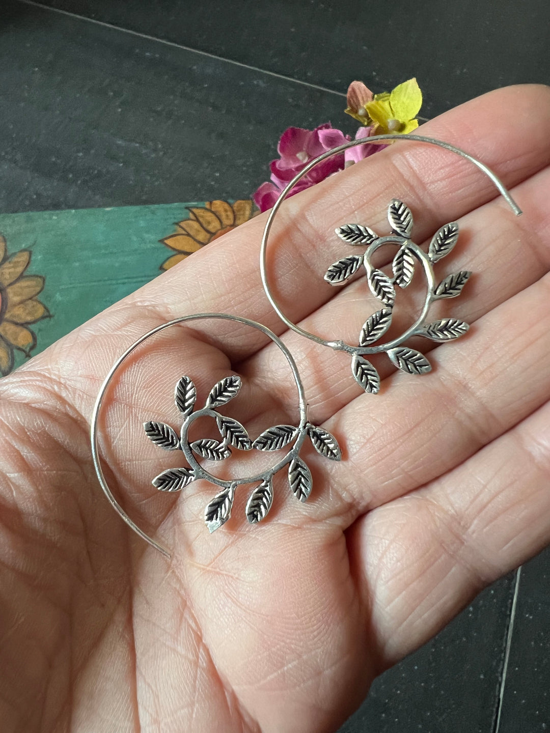 Brass Earrings- Set of Two