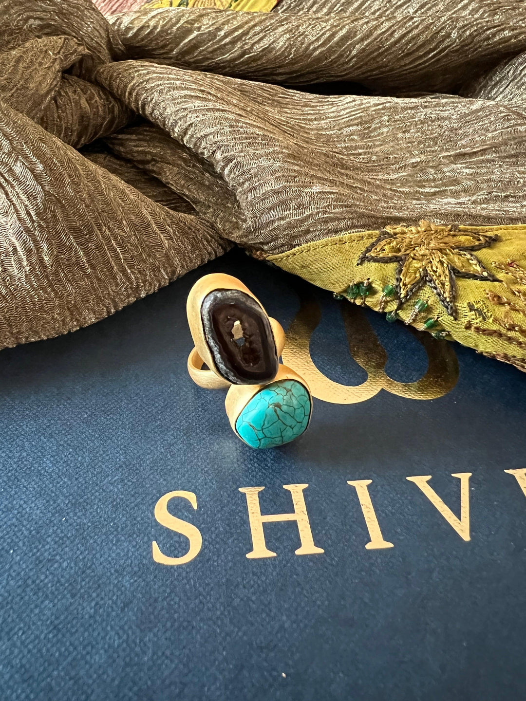 Statement Stone Ring - SHIVKA