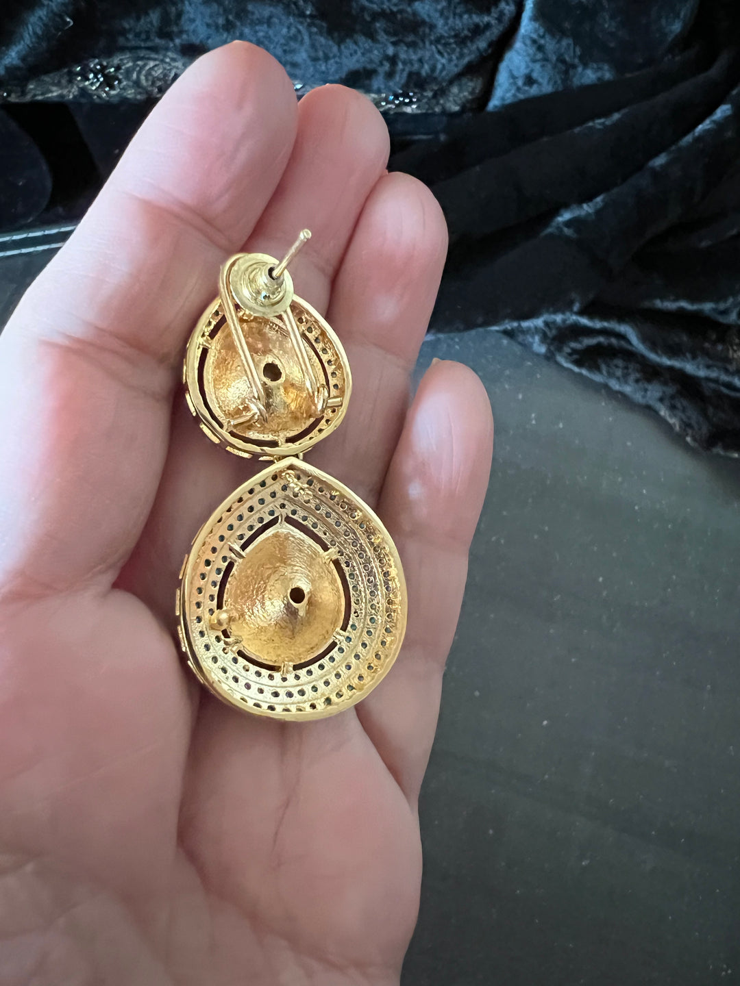 Statement Polki Earrings