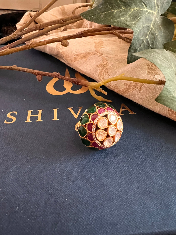 Designer Bridal Kundan Ring