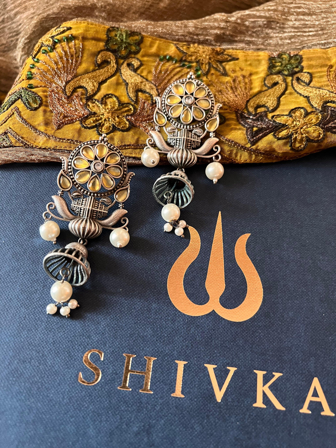 Statement Antique Earrings - SHIVKA