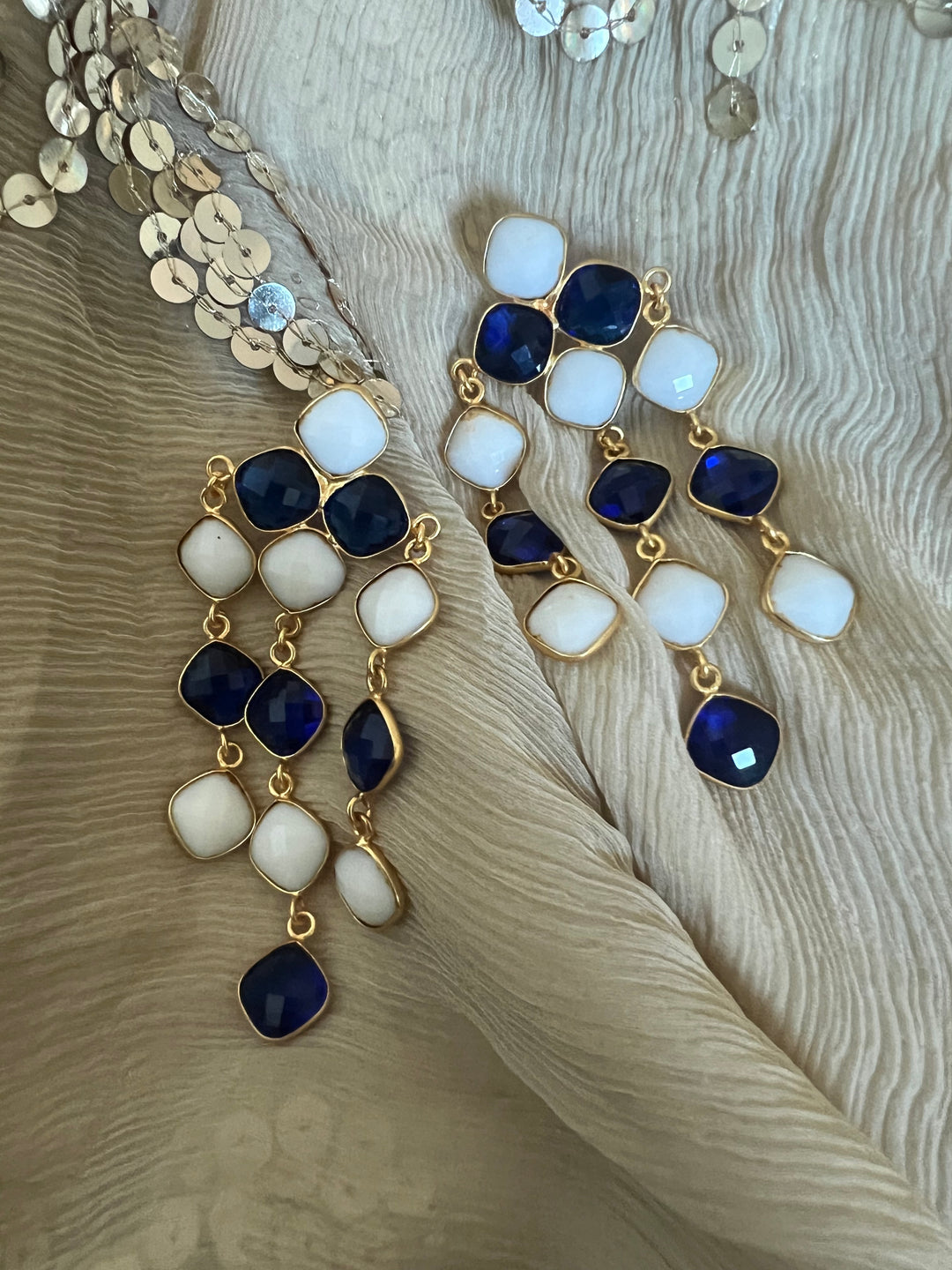 Statement Gemstones Earrings