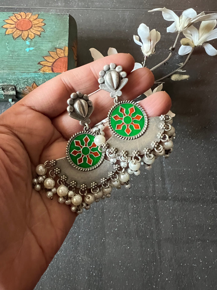 Antique Brass Earrings