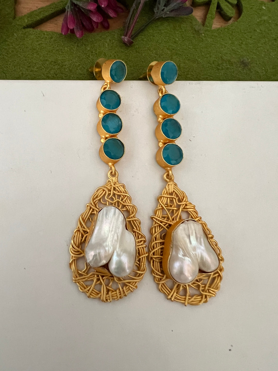 Designer Baroque Long Danglers