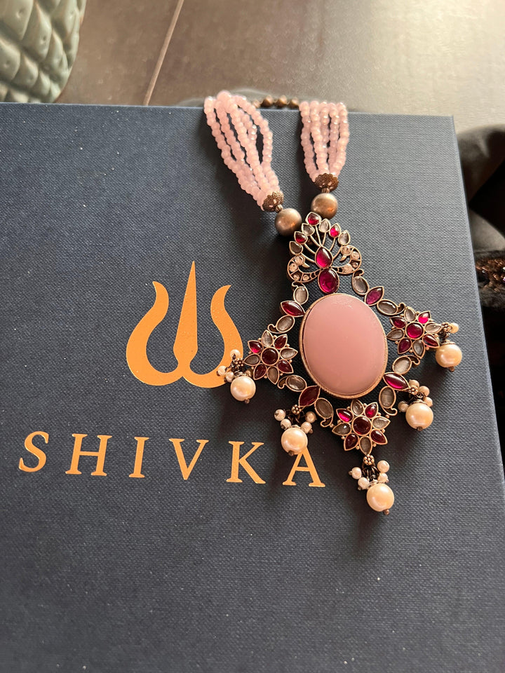 Vintage Artistic Long Necklace - SHIVKA