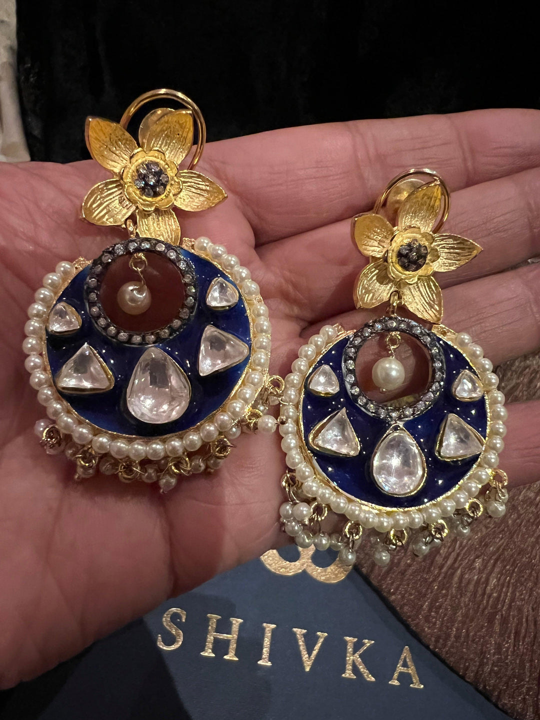 Scintillating Kundan Chandbaalis - SHIVKA