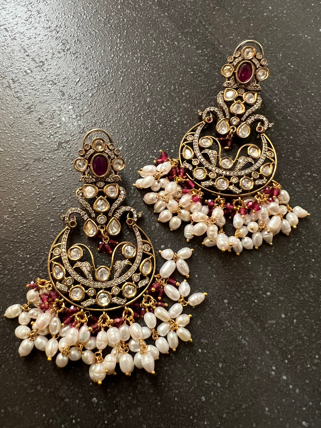 Victorian Kundan Earrings