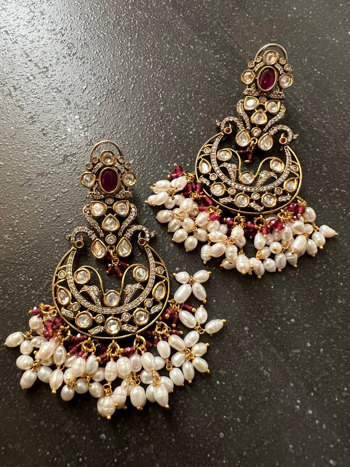 Victorian Kundan Earrings