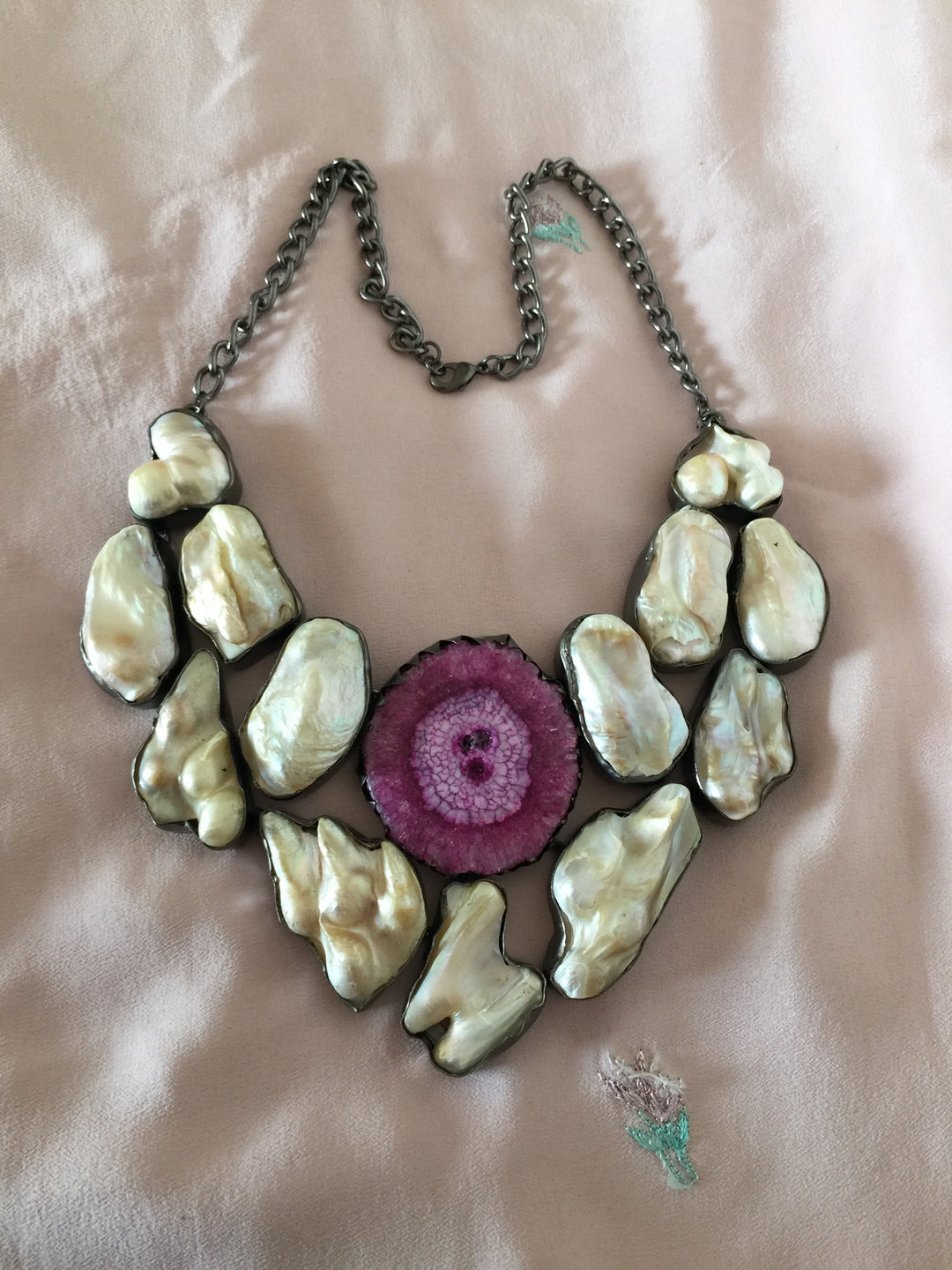 Statement Baroque Pearl Necklace