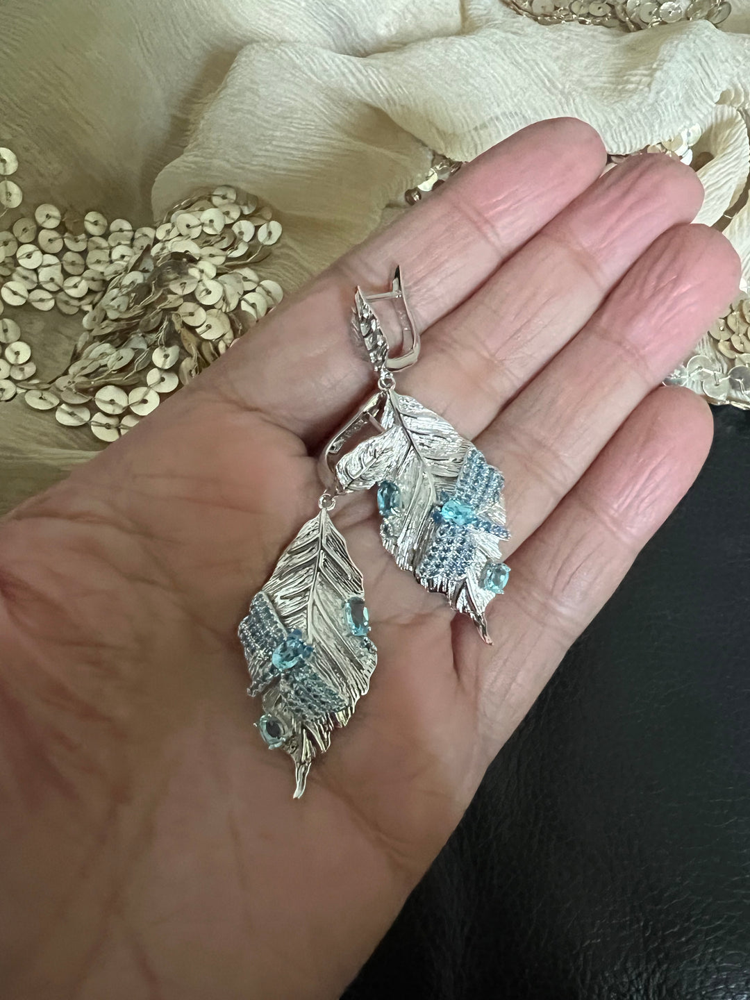 Designer Pure 925 Silver Dragon Fly Earrings