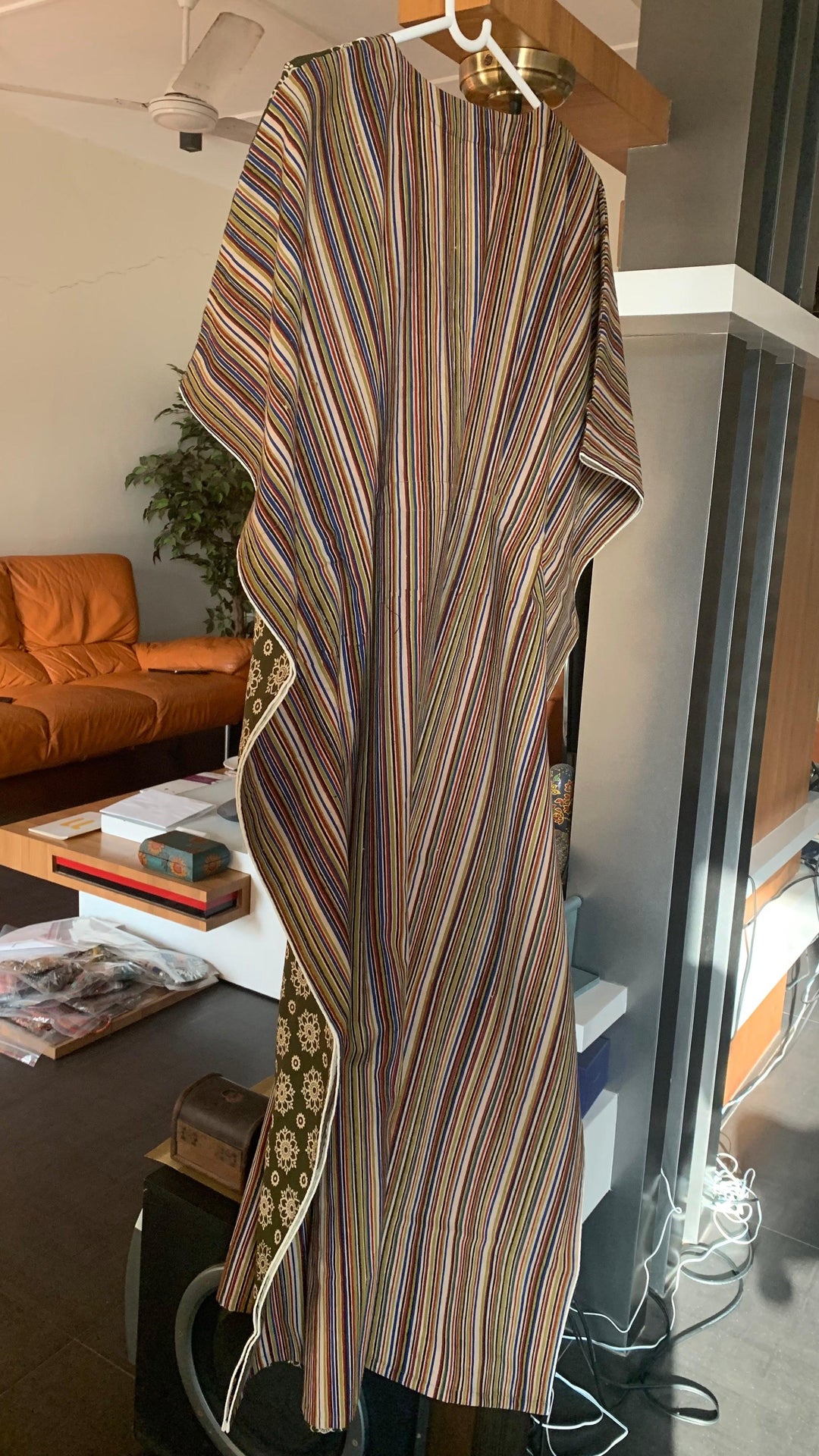 Half n Half Designer Cotton Kaftan - SHIVKA