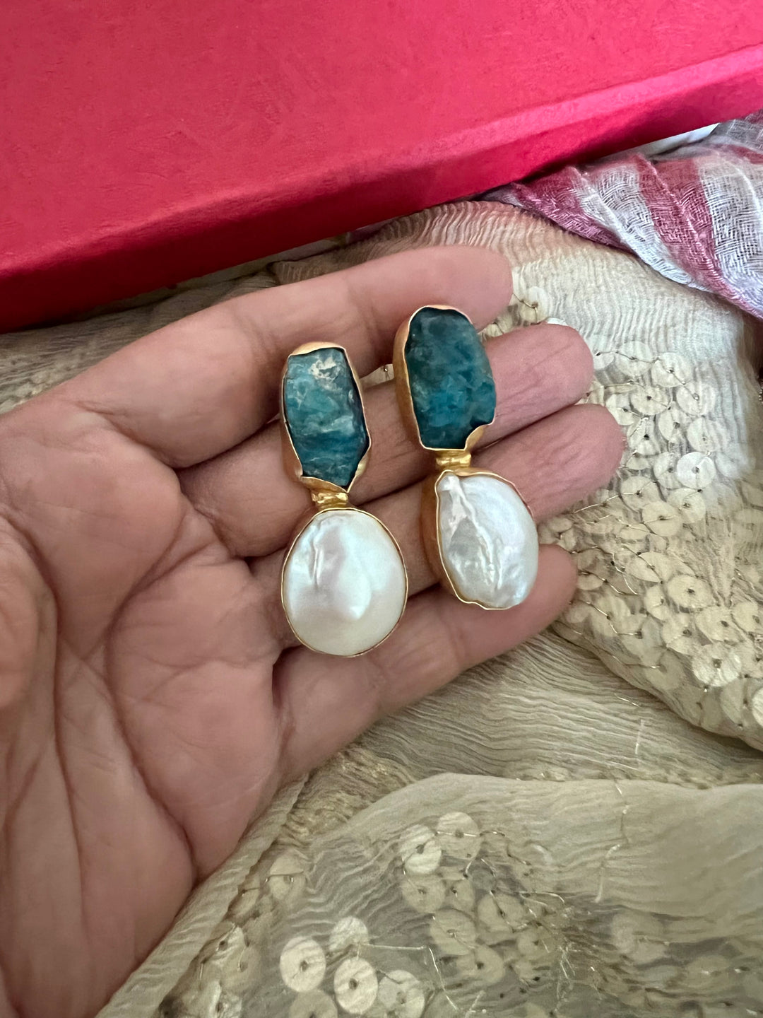 Classy Baroque Pearls Studs