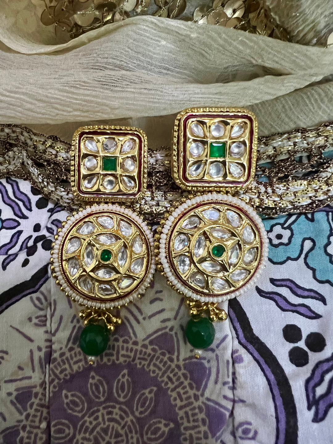 Bridal Kundan Earrings