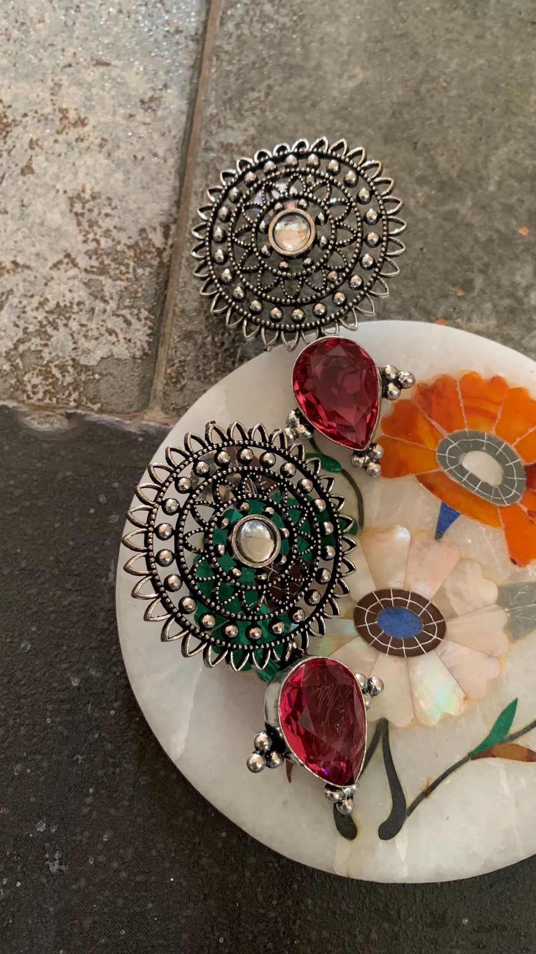 Designer Stone Earrings