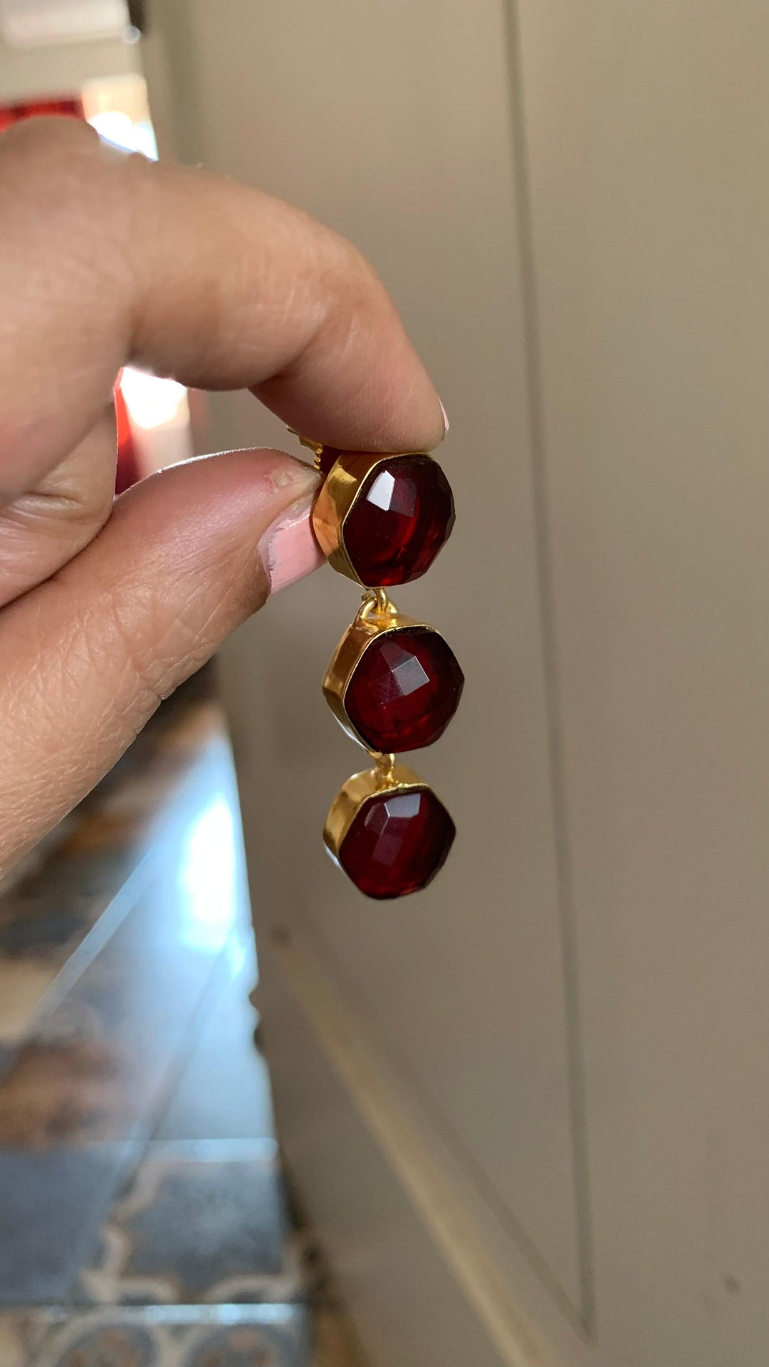 Hexagon Earrings - SHIVKA