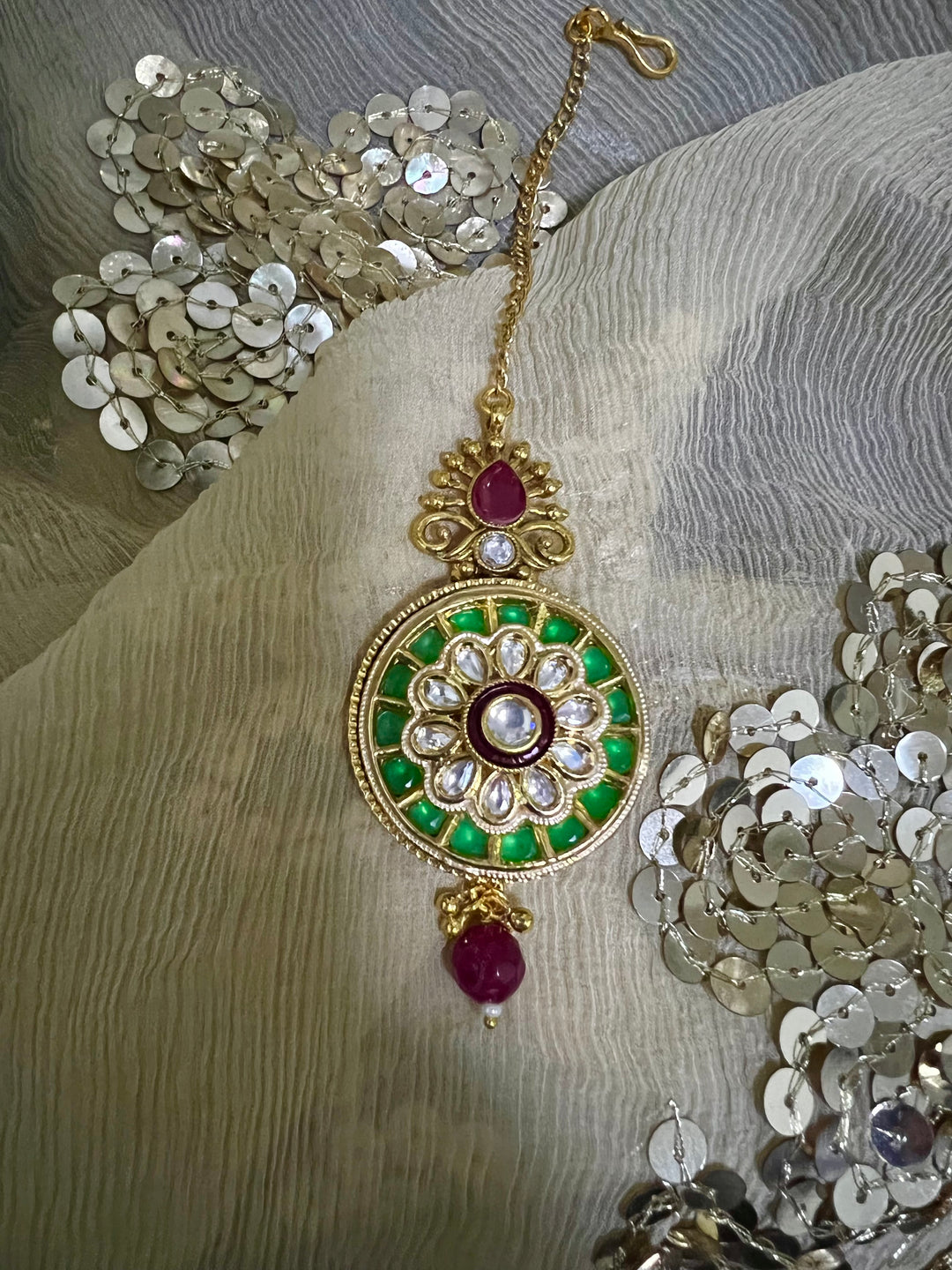Bridal Kundan Maangtikka