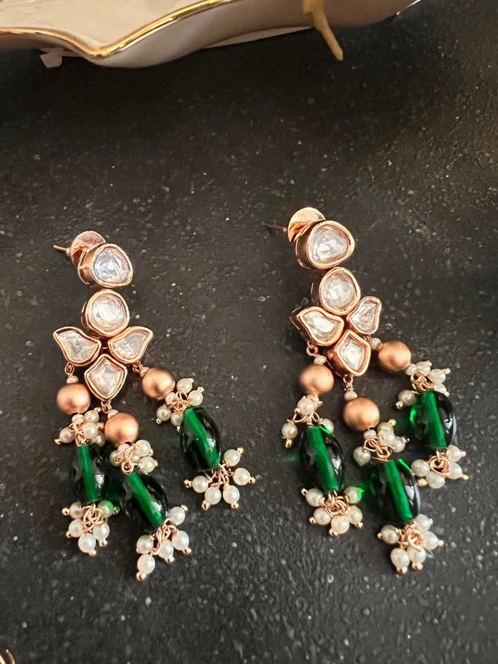 Classic Kundan Choker with Earrings