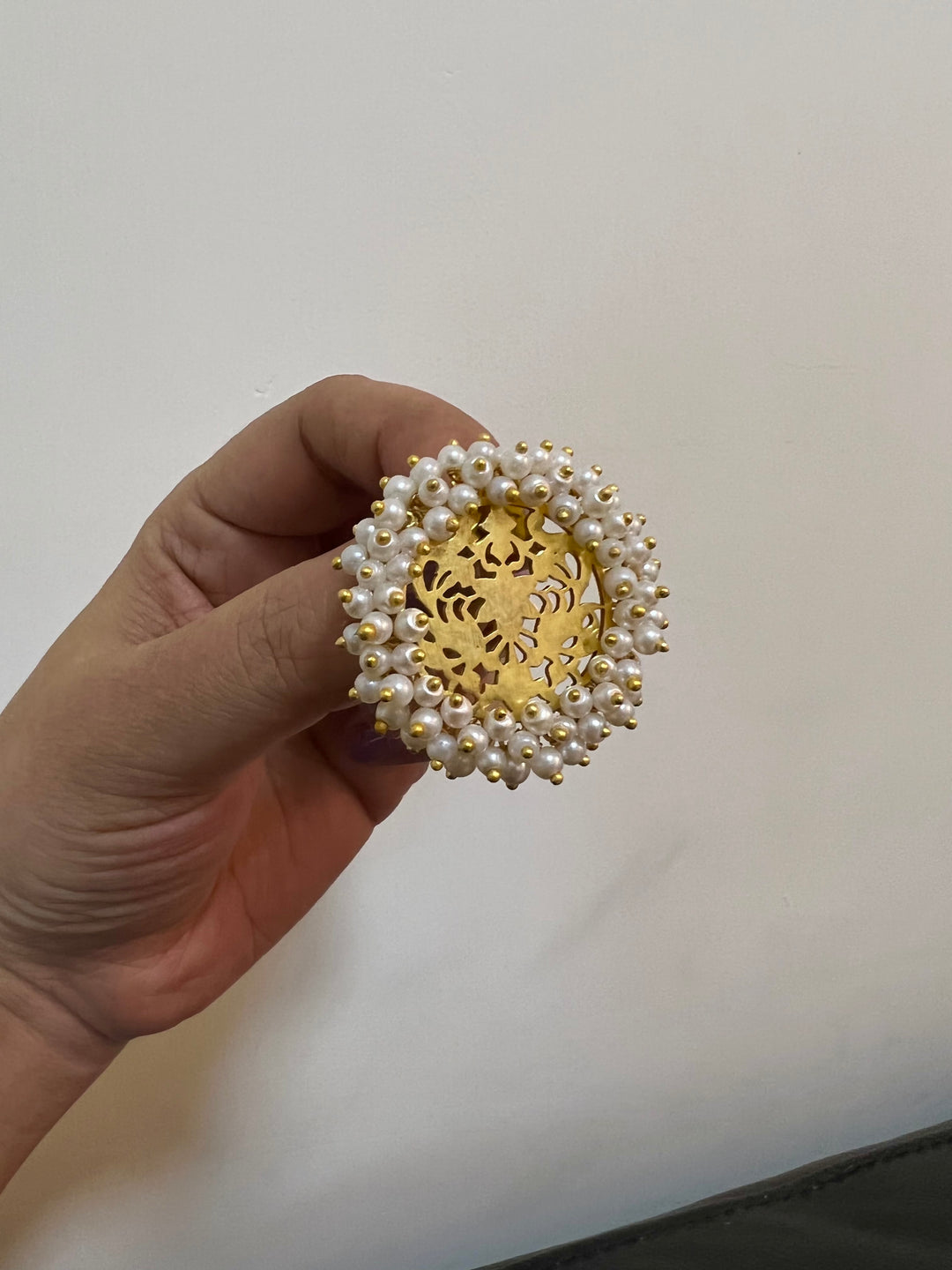 Classy Pearl Cluster Studs