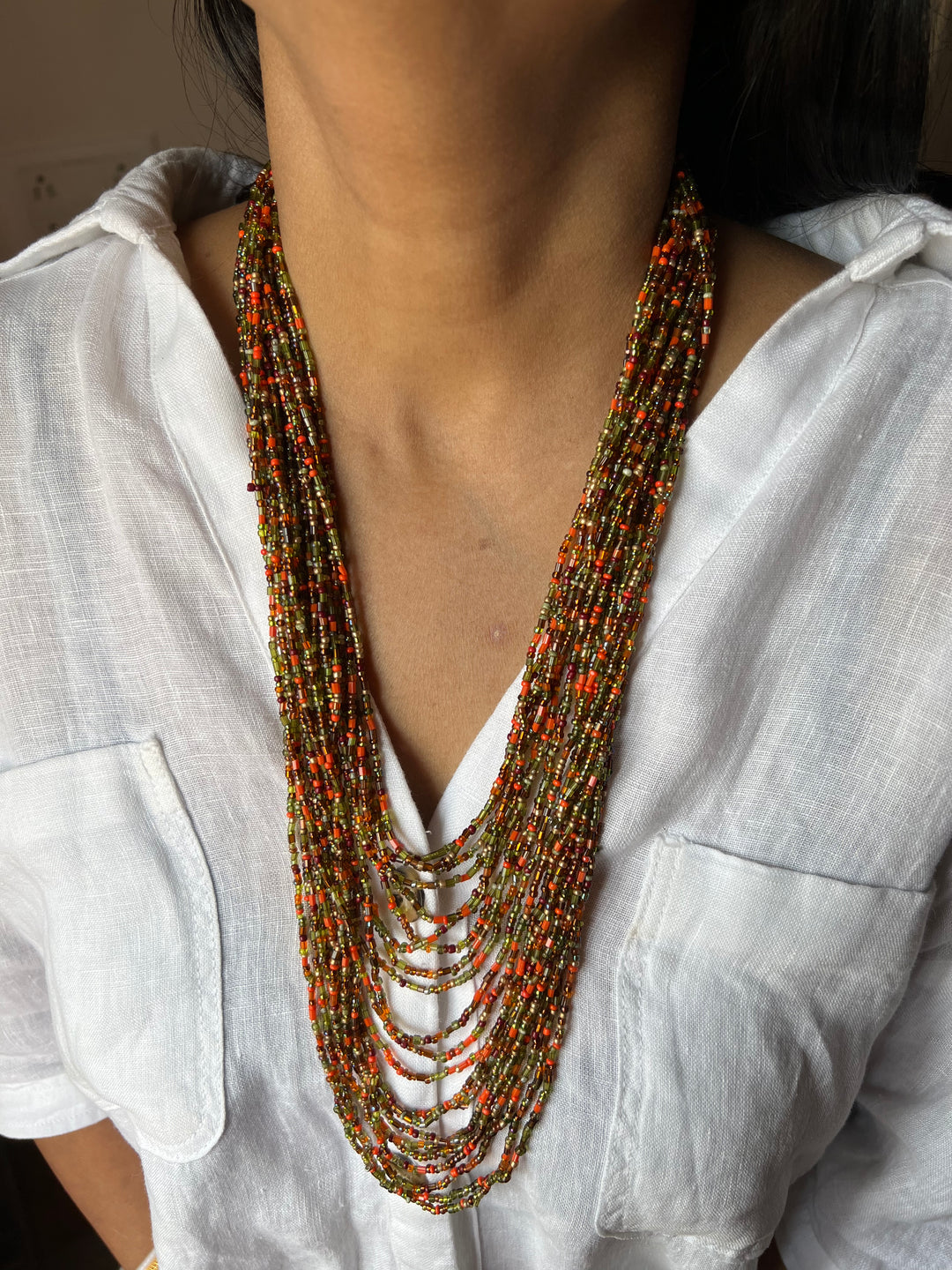Beaded Tribal Necklace