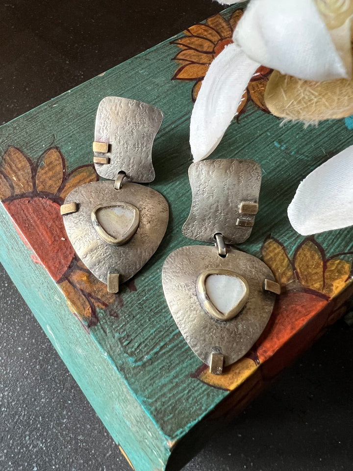 Vintage Mother of Pearl Earrings