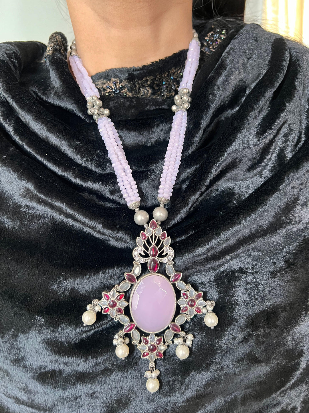 Vintage Artistic Long Necklace - SHIVKA