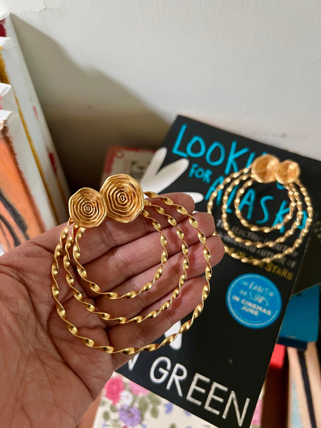 Statement Hoop Studs - SHIVKA