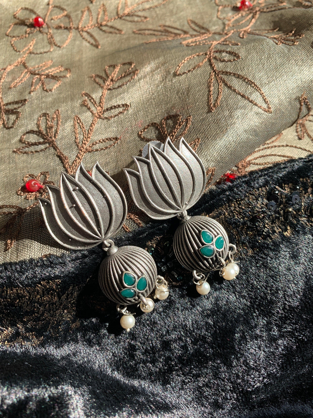 Lotus Earrings - SHIVKA