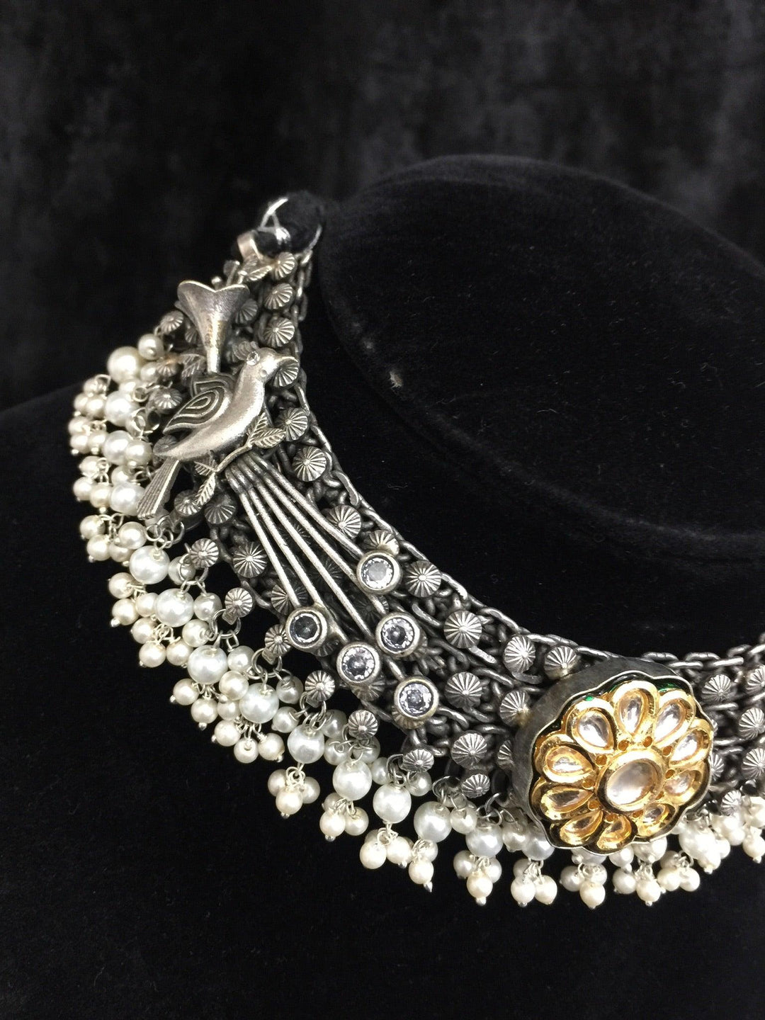 Vintage Artistic Necklace with Earrings - SHIVKA