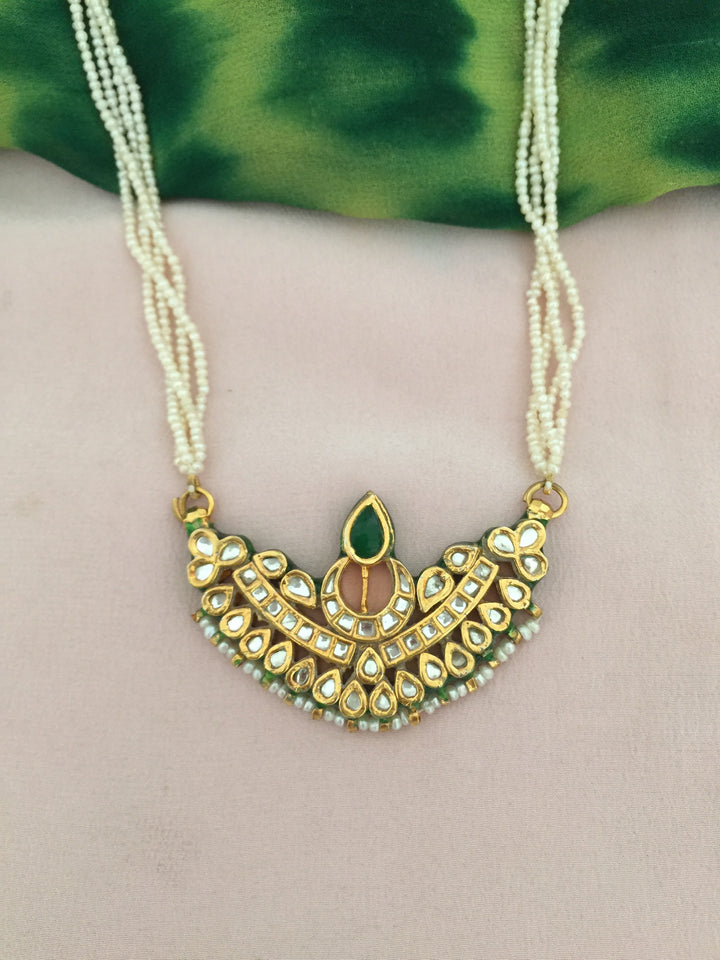 Vintage Kundan Necklace with Statement Earrings