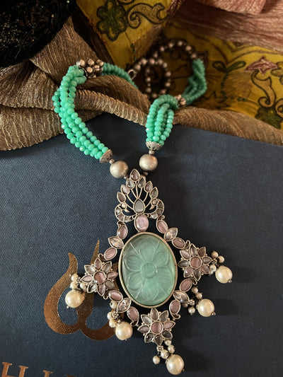 Vintage Artistic Long Necklace - SHIVKA