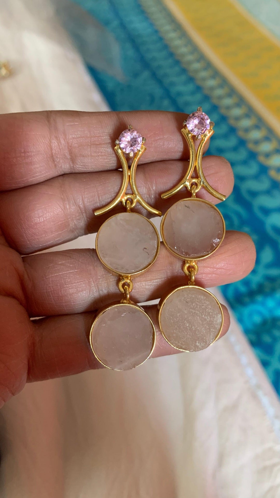 Pretty Stone Earrings - SHIVKA
