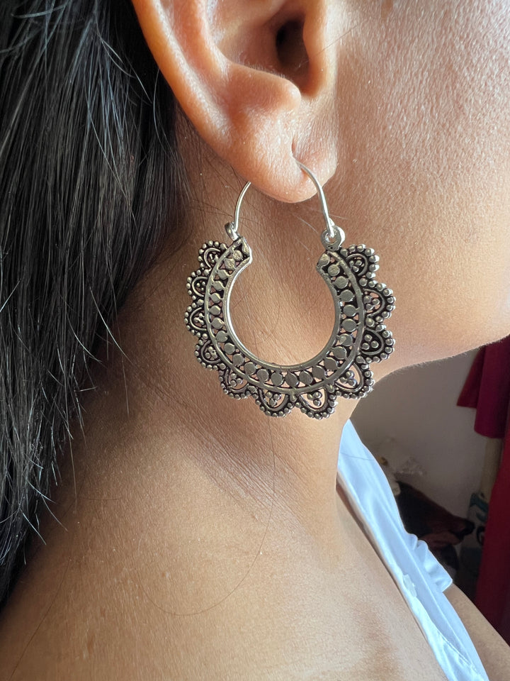 Brass Earrings- Set of Two