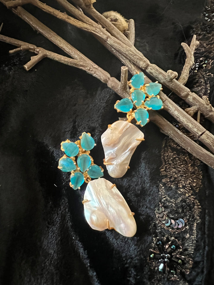 Scintillating Gemstones Earrings