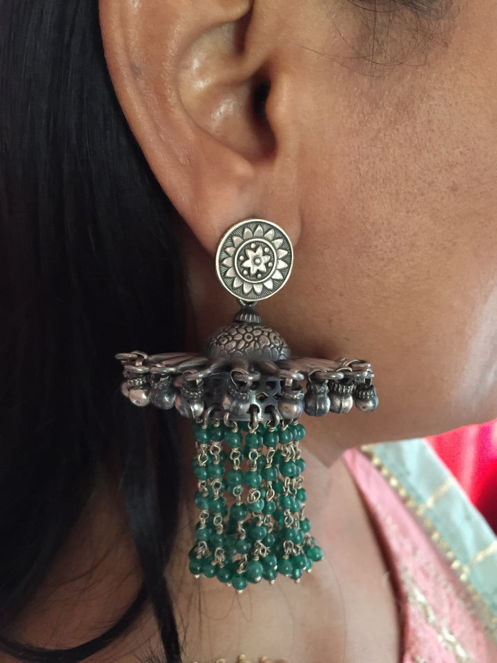 Scintillating Pure Silver 925 Earrings