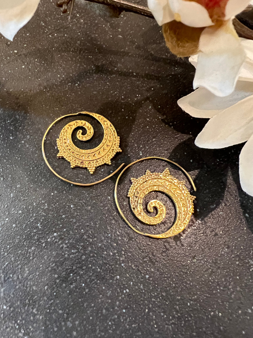 Egyptian Hoop Earrings