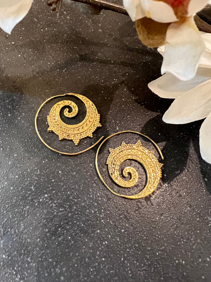 Egyptian Hoop Earrings