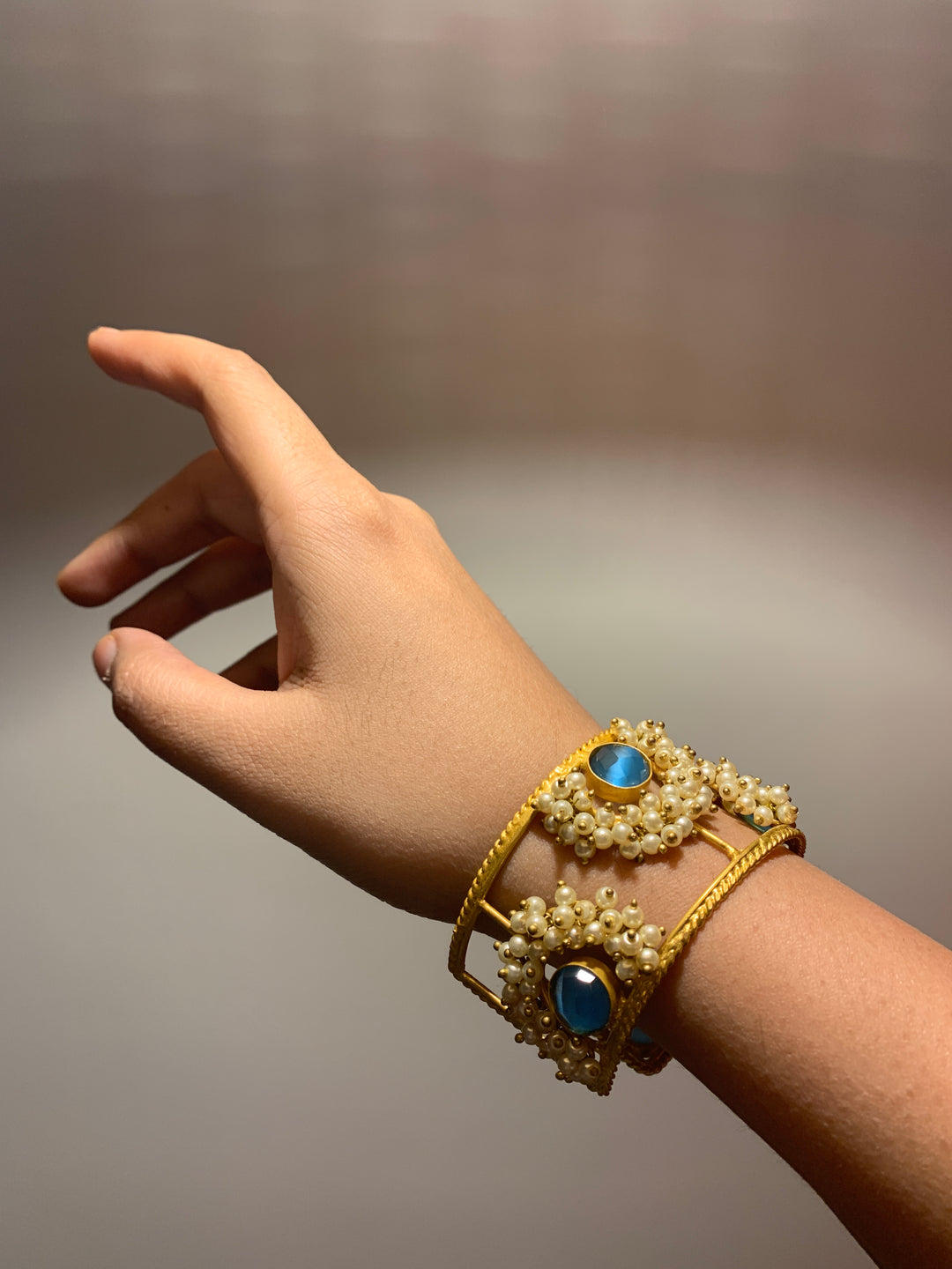 Blue Sea Festive Cuff