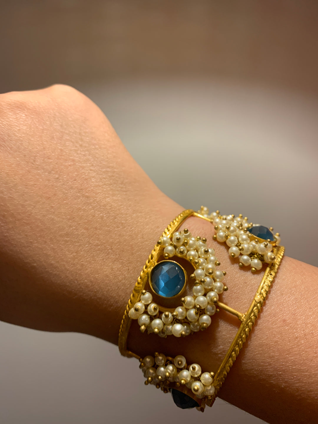 Blue Sea Festive Cuff