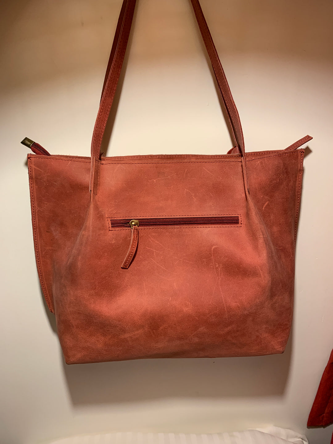 Earthy Pink Crunch Tote