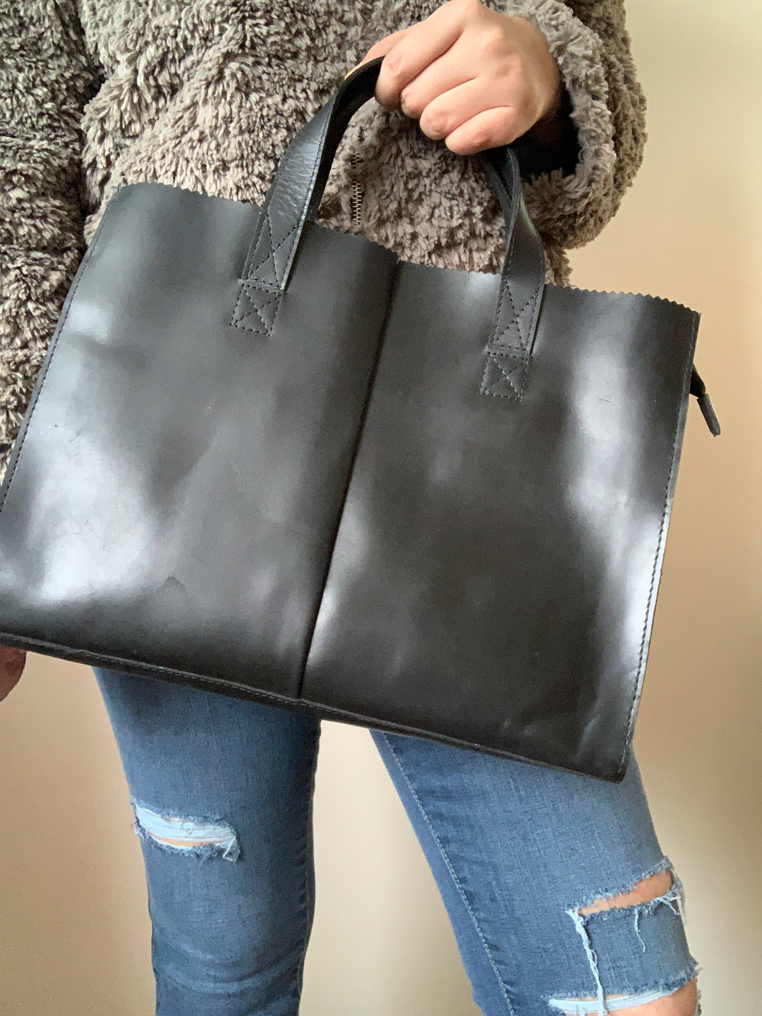 Classic Black Office Bag