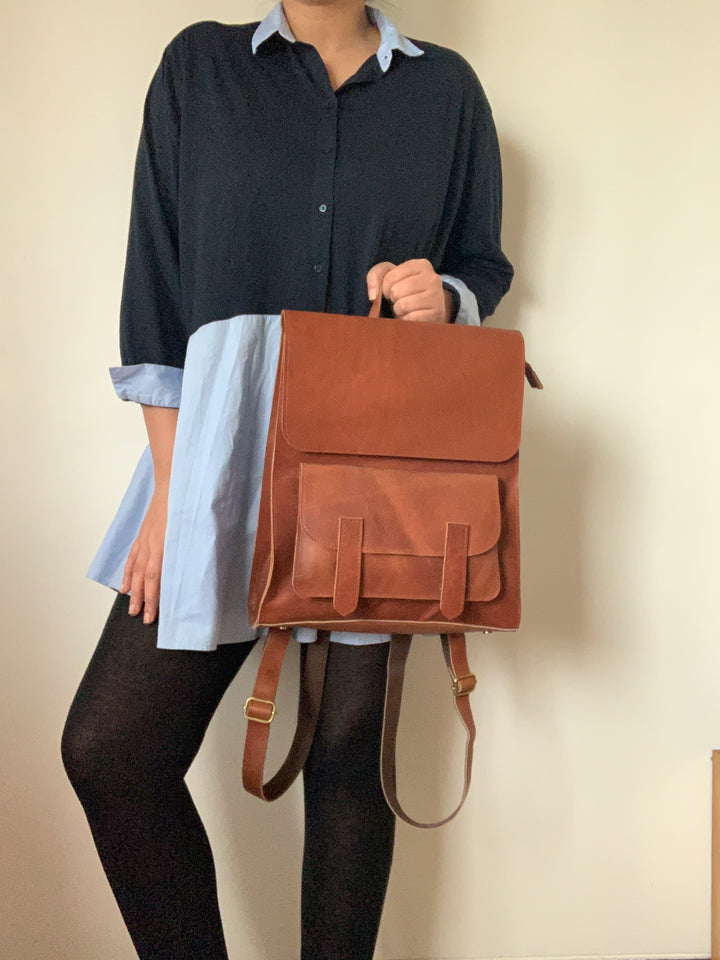 Classic Brown Backpack