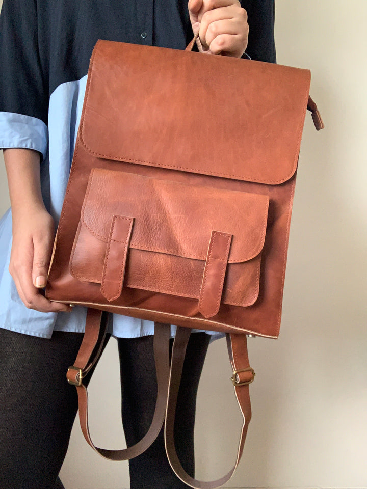 Classic Brown Backpack