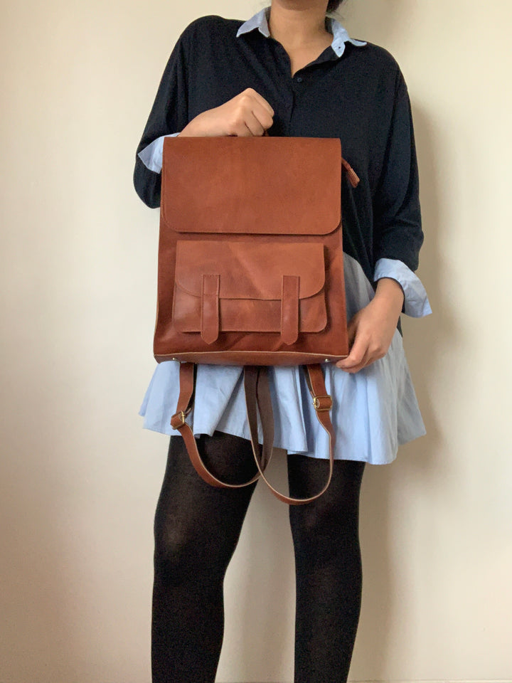 Classic Brown Backpack
